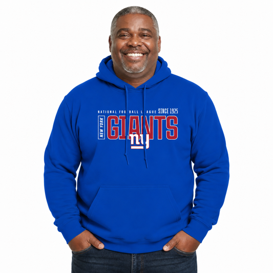 New York Giants NFL Modern Endzone Fleece Hoodie Royal Sweatshirt - Royal
