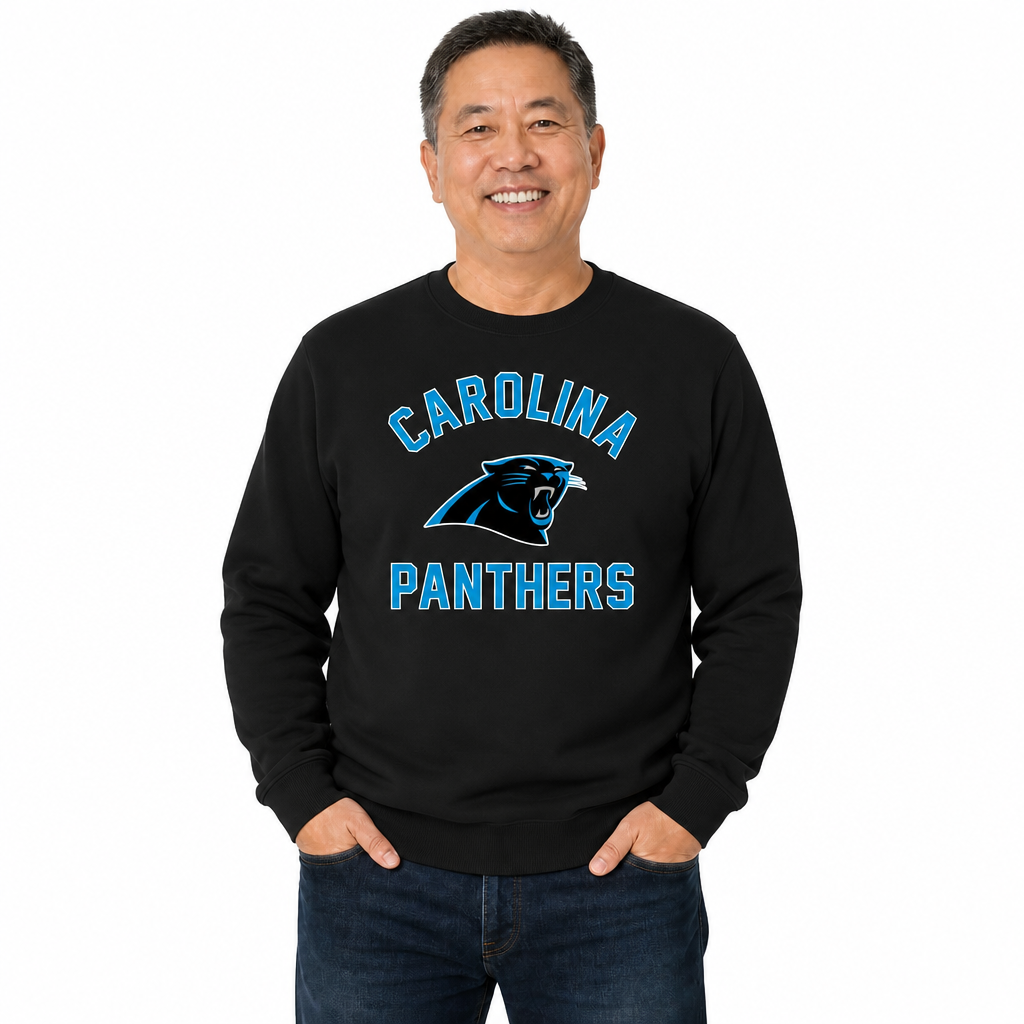 Carolina Panthers NFL Crewneck Sweatshirt - Black