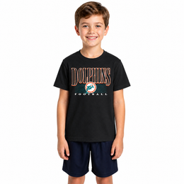 Miami Dolphins NFL Youth Overtime T-Shirt - Black