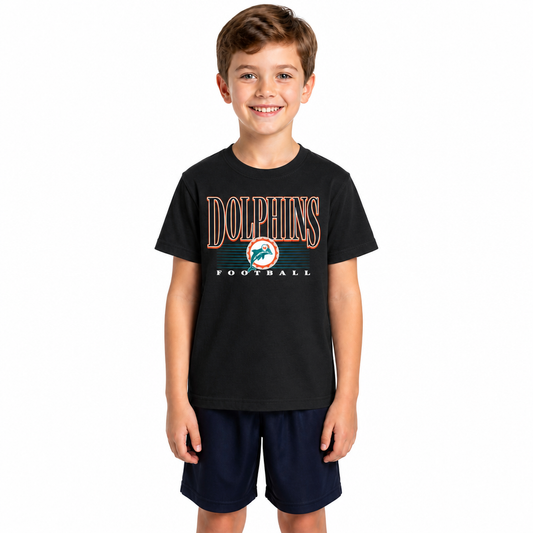 Miami Dolphins NFL Youth Overtime T-Shirt - Black