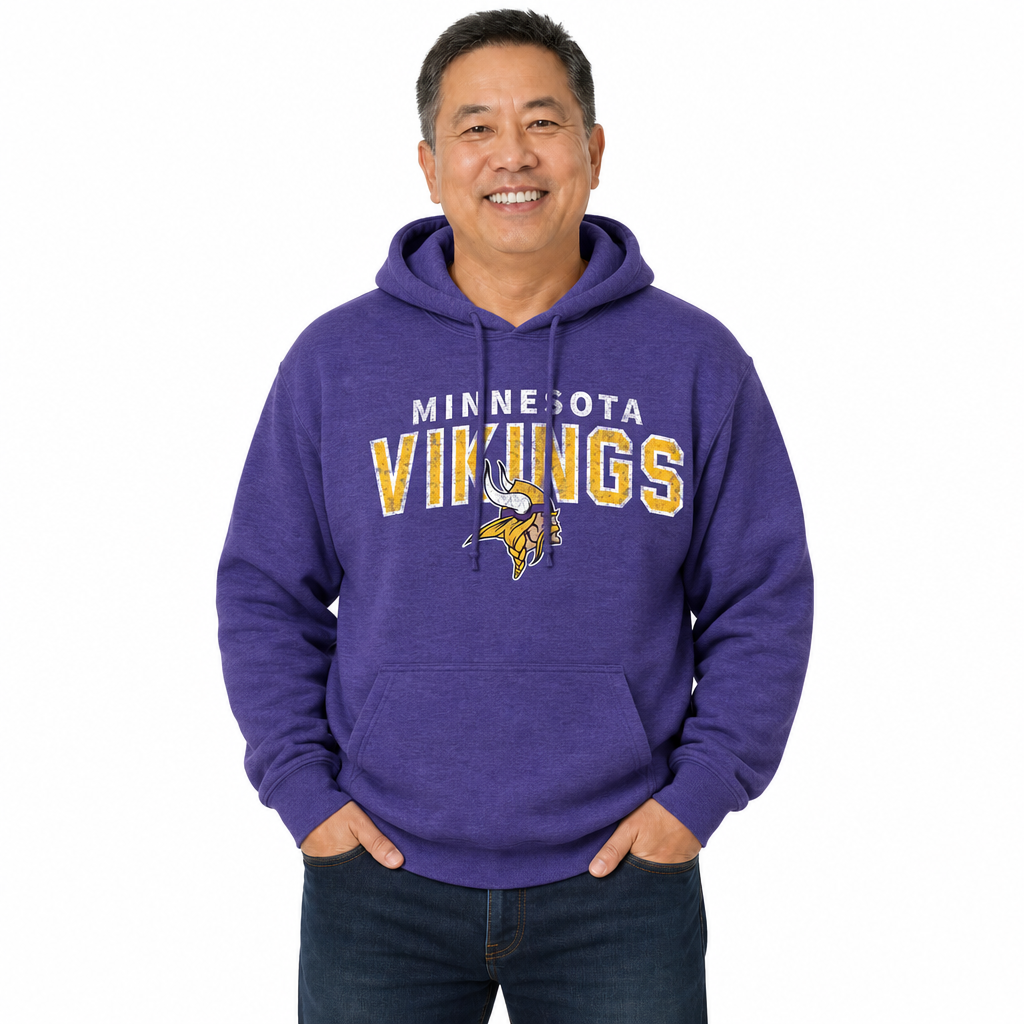 Minnesota Vikings Starting Fresh Hoodie - Purple