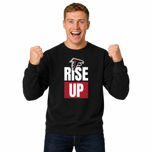 Atlanta Falcons NFL Adult Slogan Crewneck Sweatshirt - Red