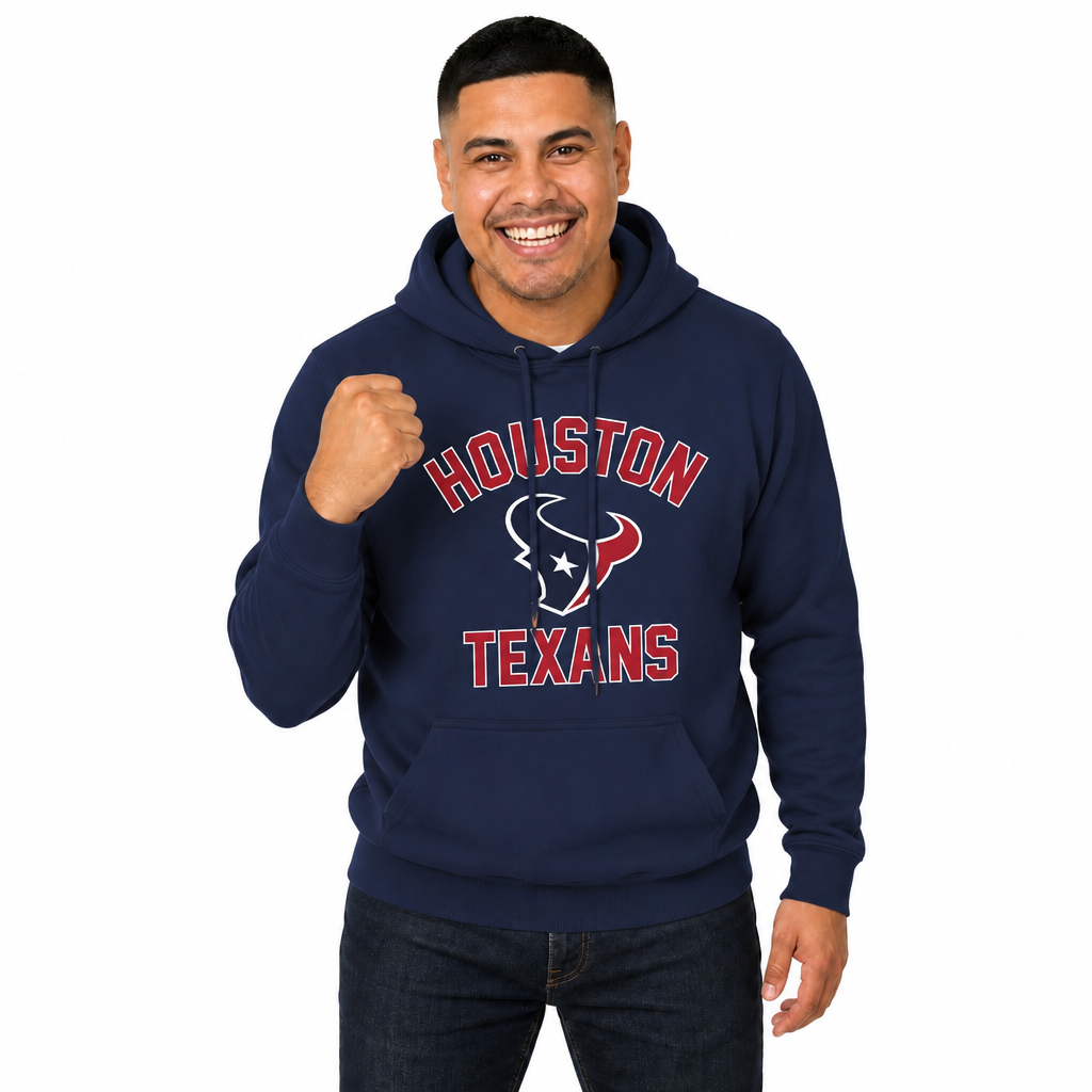 Houston Texans Gameday Hoodie Pullover Sweatshirt - Navy