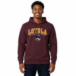 LOYC Arch & Logo Gameday Hoodie - Maroon