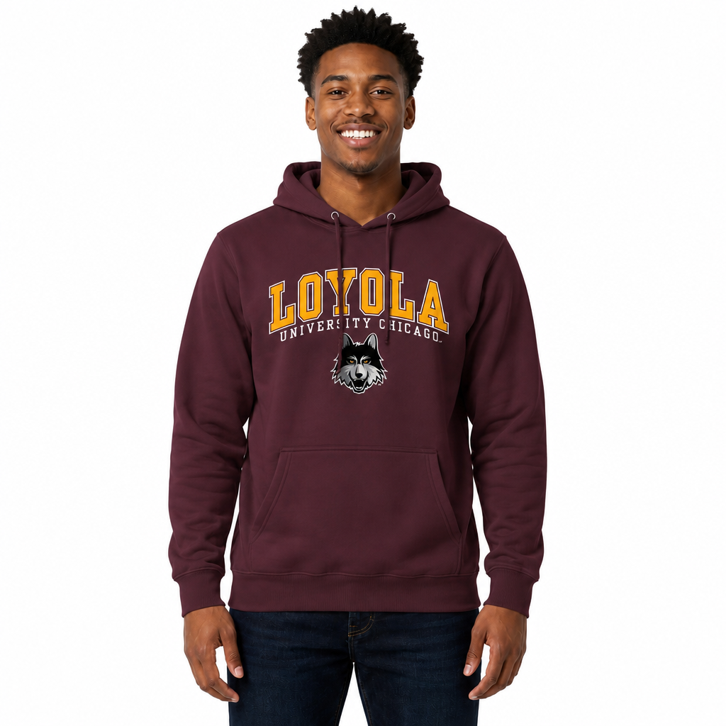 LOYC Arch & Logo Gameday Hoodie - Maroon