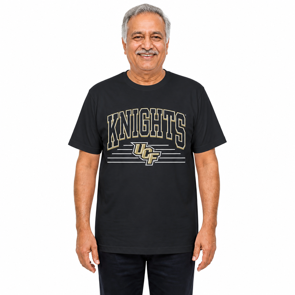 Central Florida Knights UCF Knights NCAA Overtime Classics Unisex T-Shirt - Black