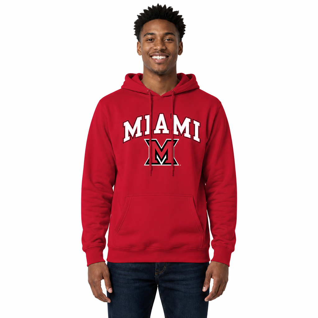 MIAO Arch & Logo Gameday Hoodie - Red