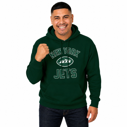 New York Jets Gameday Hoodie Pullover Sweatshirt - Forest Green
