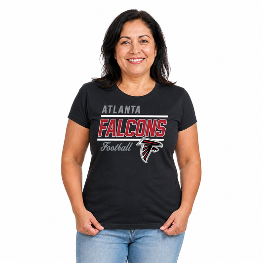 Atlanta Falcons Falcons Women's NFL Gameday T-Shirt - Black