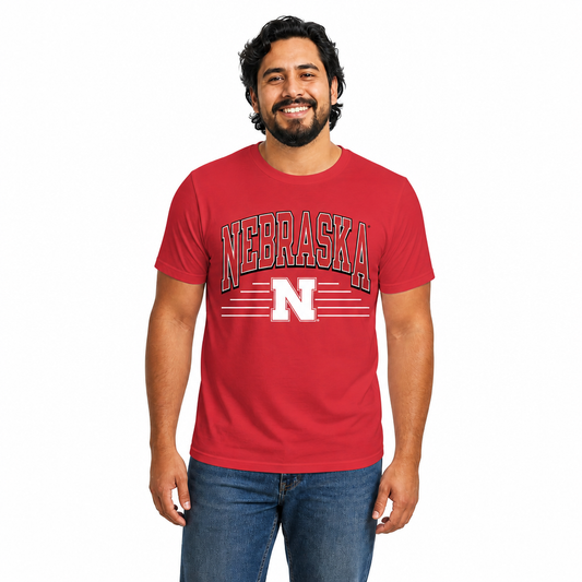 Nebraska Cornhuskers  NCAA Overtime Classics Unisex T-Shirt - Red