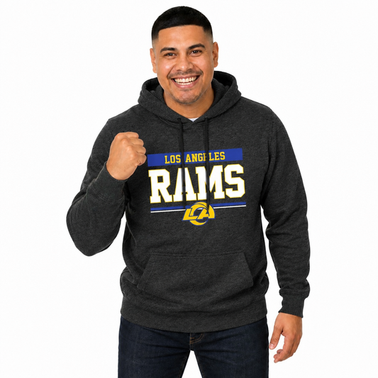 Los Angeles Rams Charcoal Gameday Hoodie - Charcoal