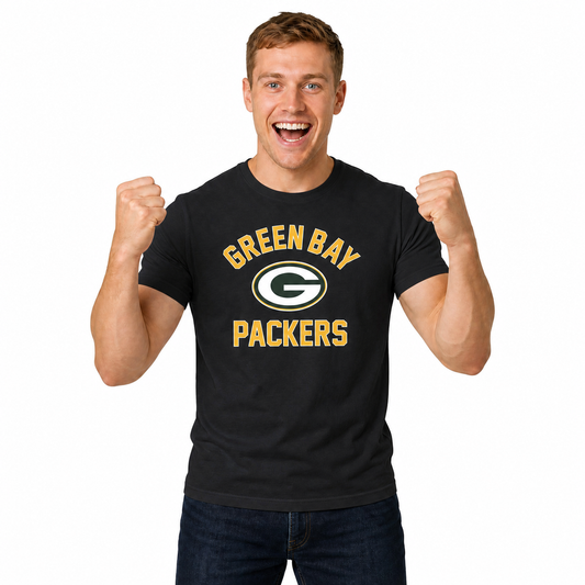 Green Bay Packers NFL Gameday T-Shirt for Men and Women - Black