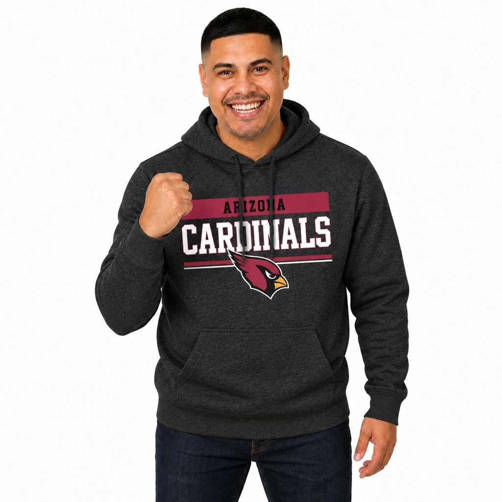 Arizona Cardinals Charcoal Gameday Hoodie - Charcoal