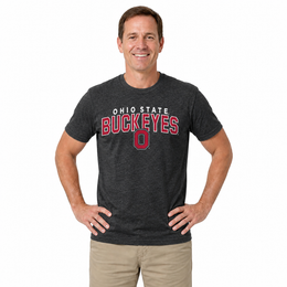 Ohio State Buckeyes T-Shirt Heathered for Men and Women - Red Heather