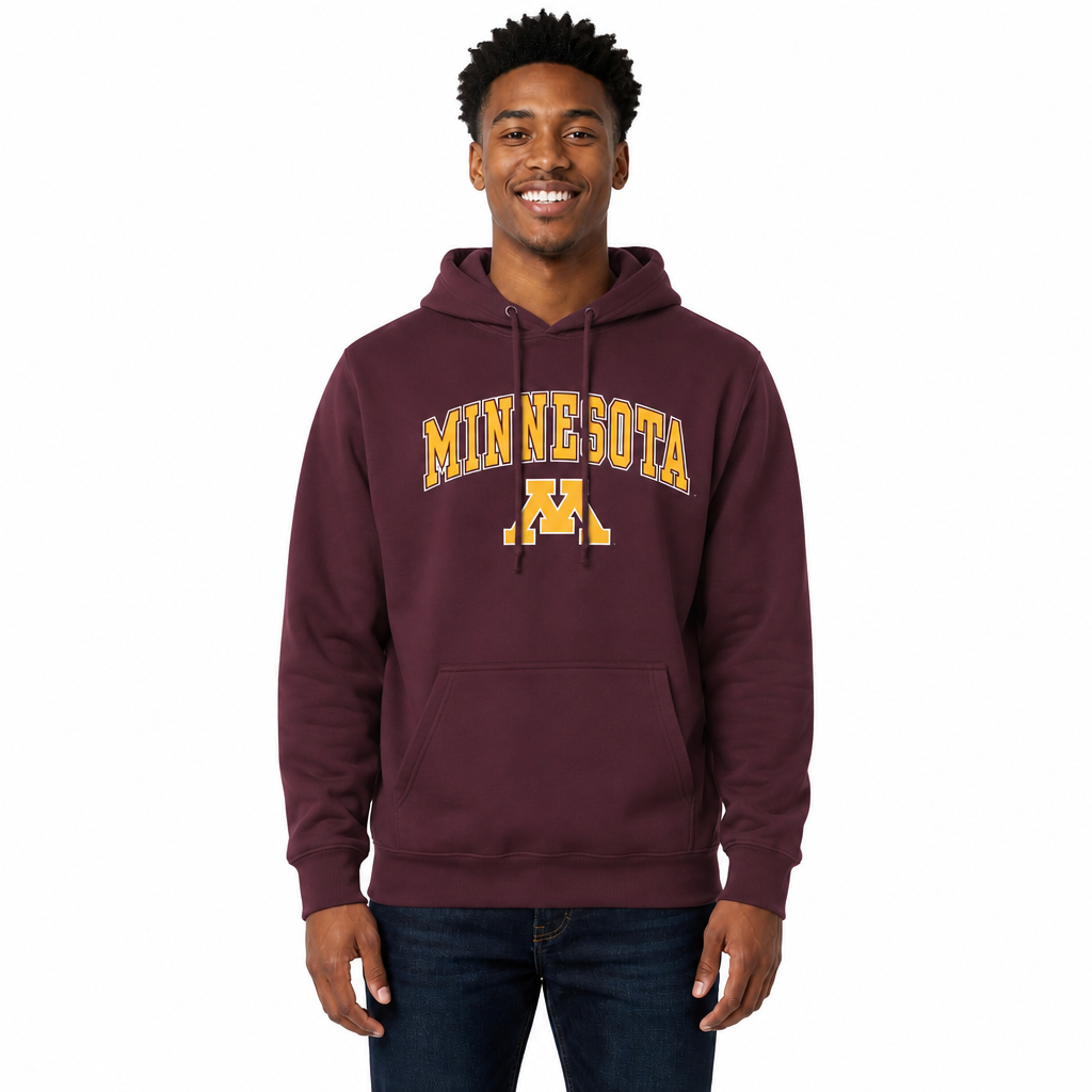 MINN Arch & Logo Gameday Hoodie - Maroon