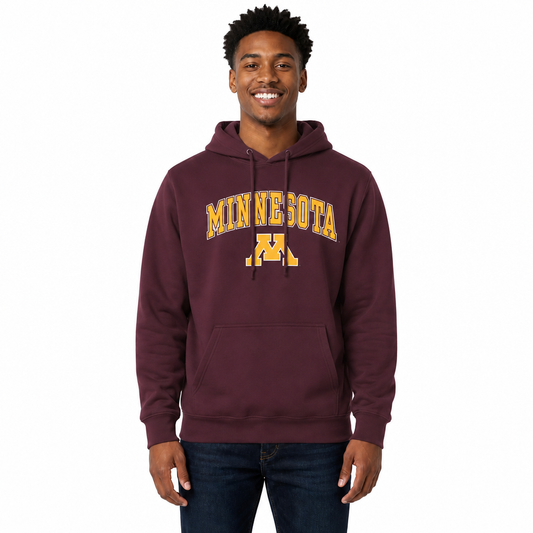 MINN Arch & Logo Gameday Hoodie - Maroon