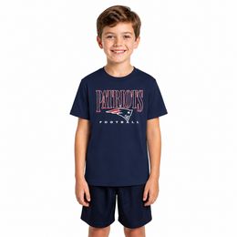 New England Patriots NFL Youth Overtime T-Shirt - Navy