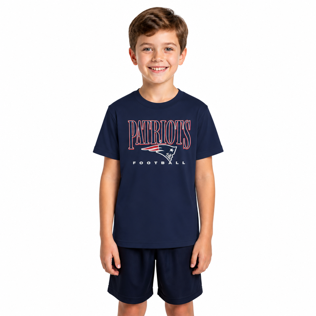New England Patriots NFL Youth Overtime T-Shirt - Navy
