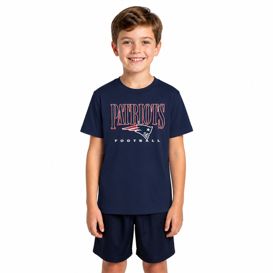 New England Patriots NFL Youth Overtime T-Shirt - Navy