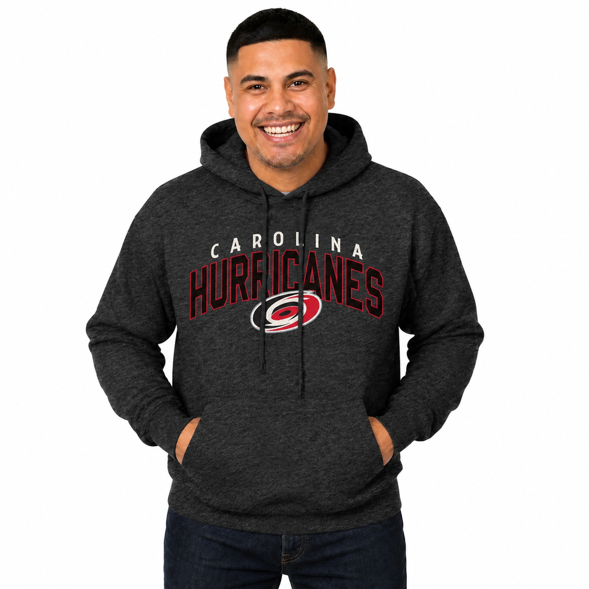 Carolina Hurricanes Hurricanes Hoodie Fleece Sweatshirt for Men and Women - Black Heather