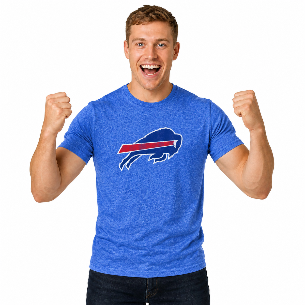 Buffalo Bills NFL Throwback Tee - Team Color