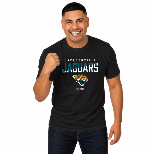 Jacksonville Jaguars NFL Color Block Tee - Black