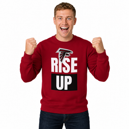 Atlanta Falcons Slogan Crewneck Sweatshirt Men Women Cotton Poly