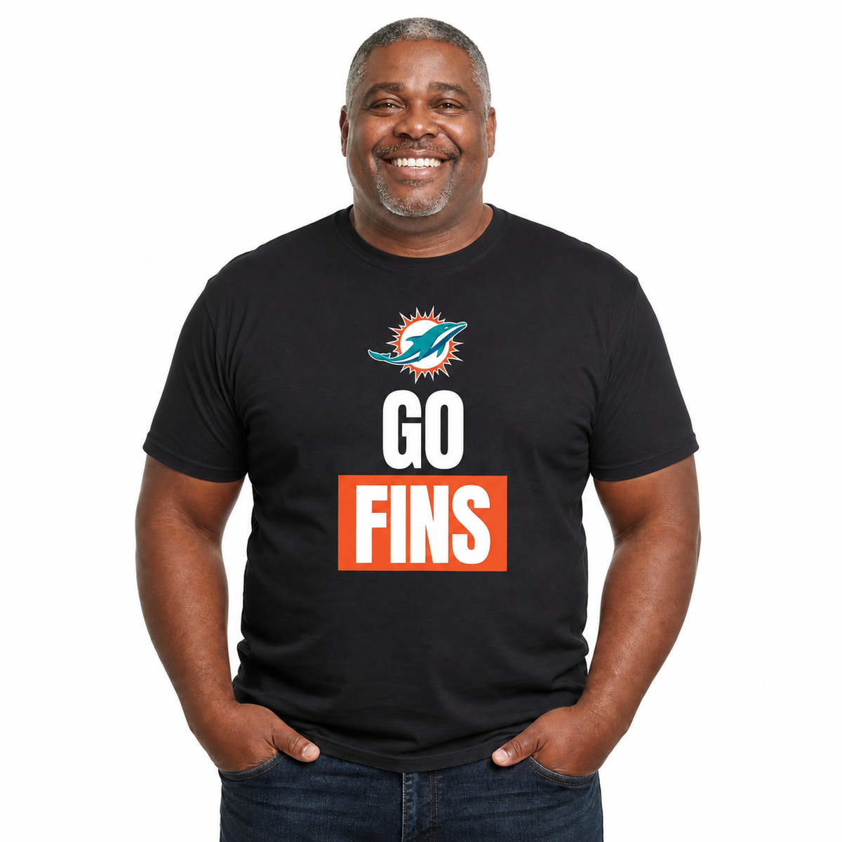 Miami Dolphins NFL Team Slogan T-Shirt - Black