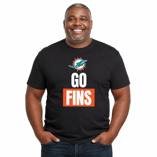 Miami Dolphins NFL Team Slogan T-Shirt - Black