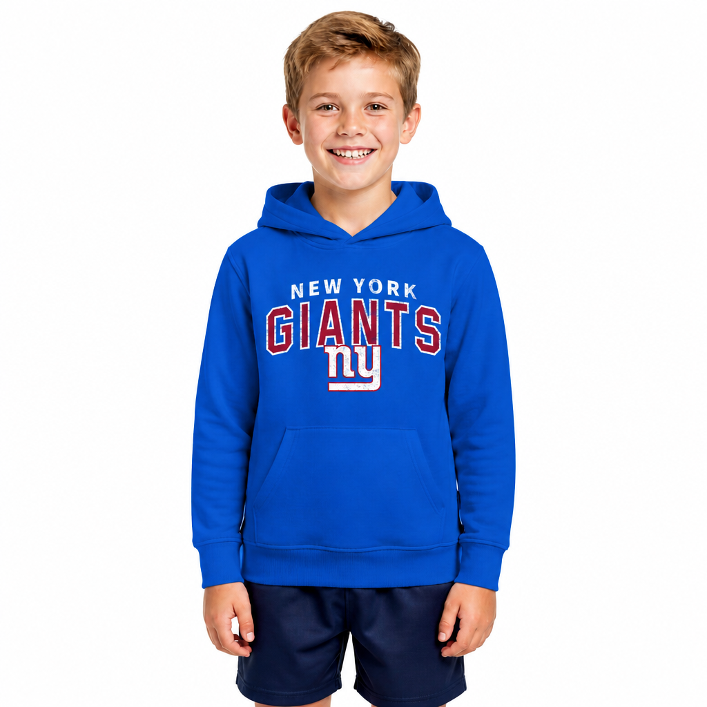 New York Giants NFL Youth Starting Fresh Hoodie for Boys and Girls - Royal