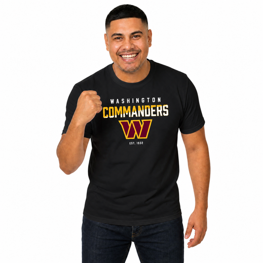 Washington Commanders NFL Color Block Tee - Black