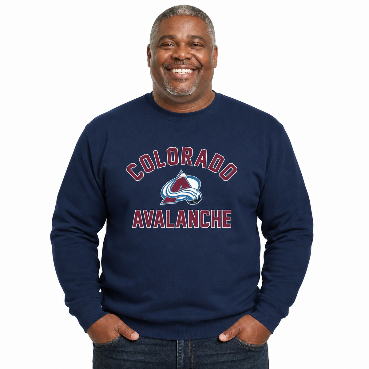 NFL Gameday Crewneck Sweatshirt, Cotton Fleece Pullover Men Women