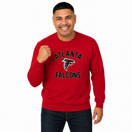 Atlanta Falcons  NFL Crewneck Sweatshirt - Red