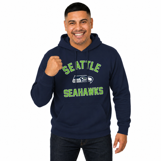 Seattle Seahawks Gameday Hoodie Pullover Sweatshirt - Navy