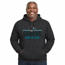 San Jose Sharks Sharks Hoodie Sweatshirt for Men and Women - Charcoal