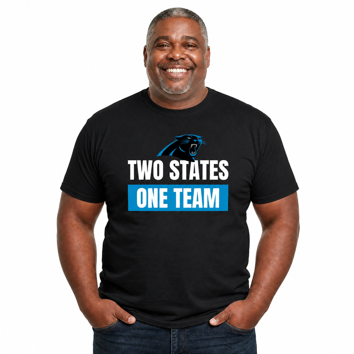Carolina Panthers NFL Team Slogan T-Shirt - Black