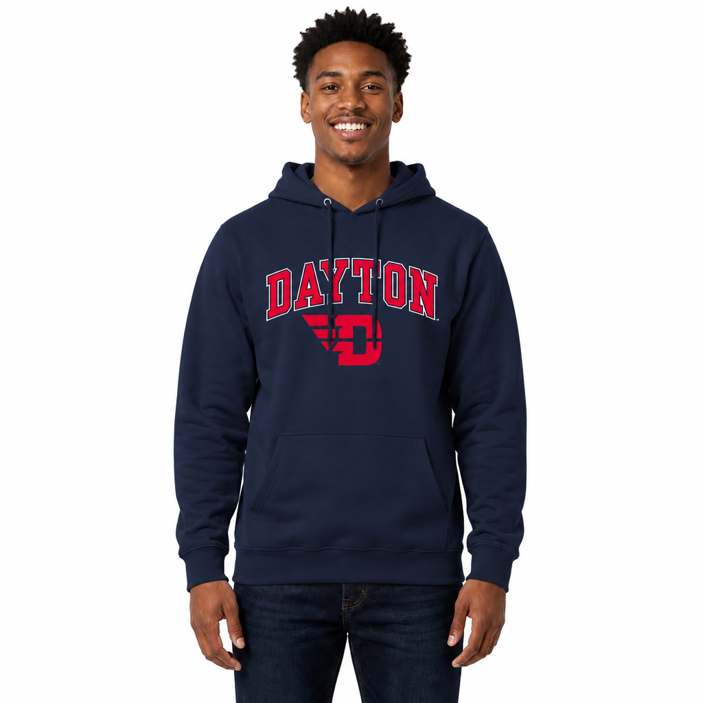 DAY Arch & Logo Gameday Hoodie - Navy