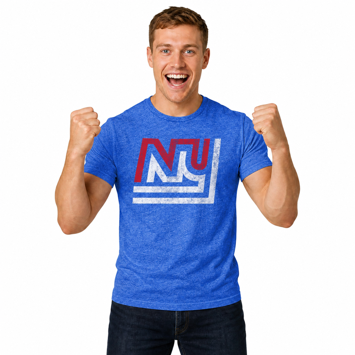 New York Giants NFL Throwback Tee - Royal