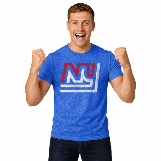 New York Giants NFL Throwback Tee - Royal