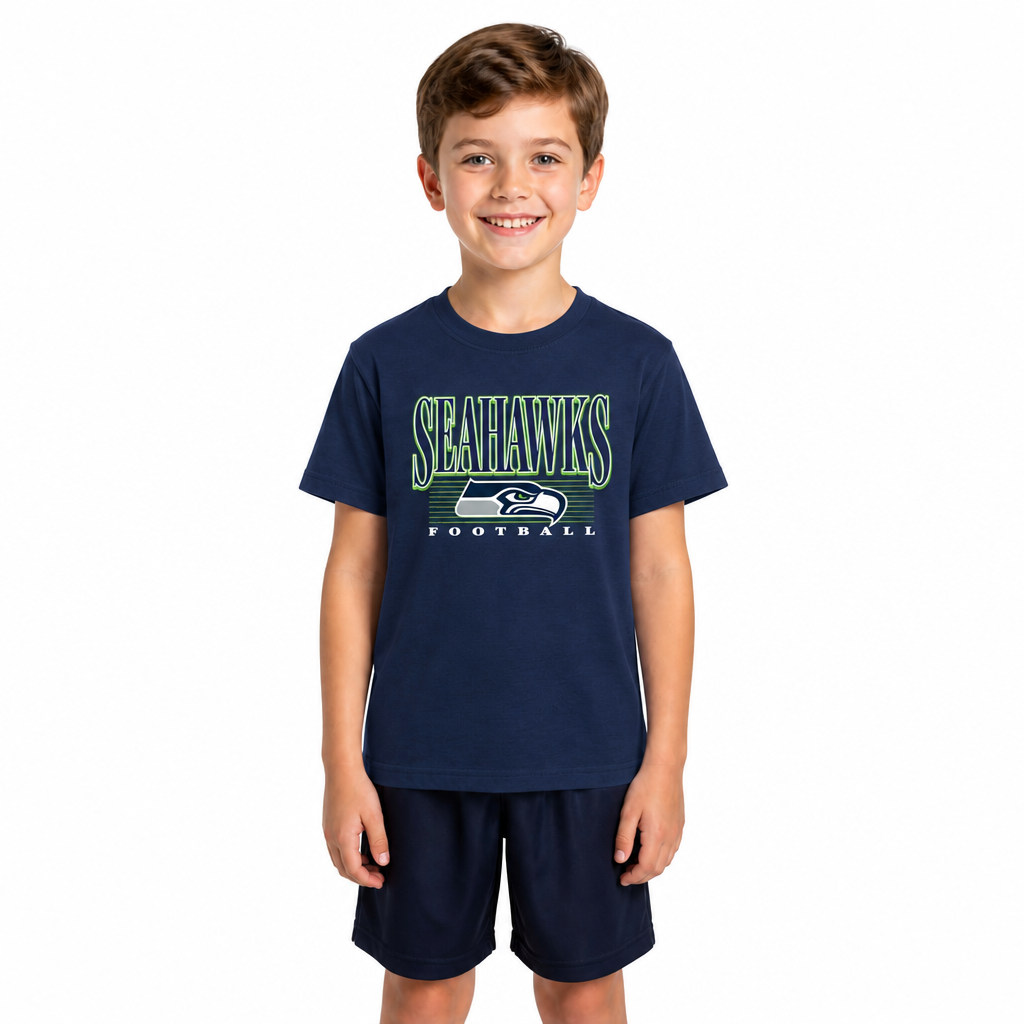 Seattle Seahawks NFL Youth Overtime T-Shirt - Navy