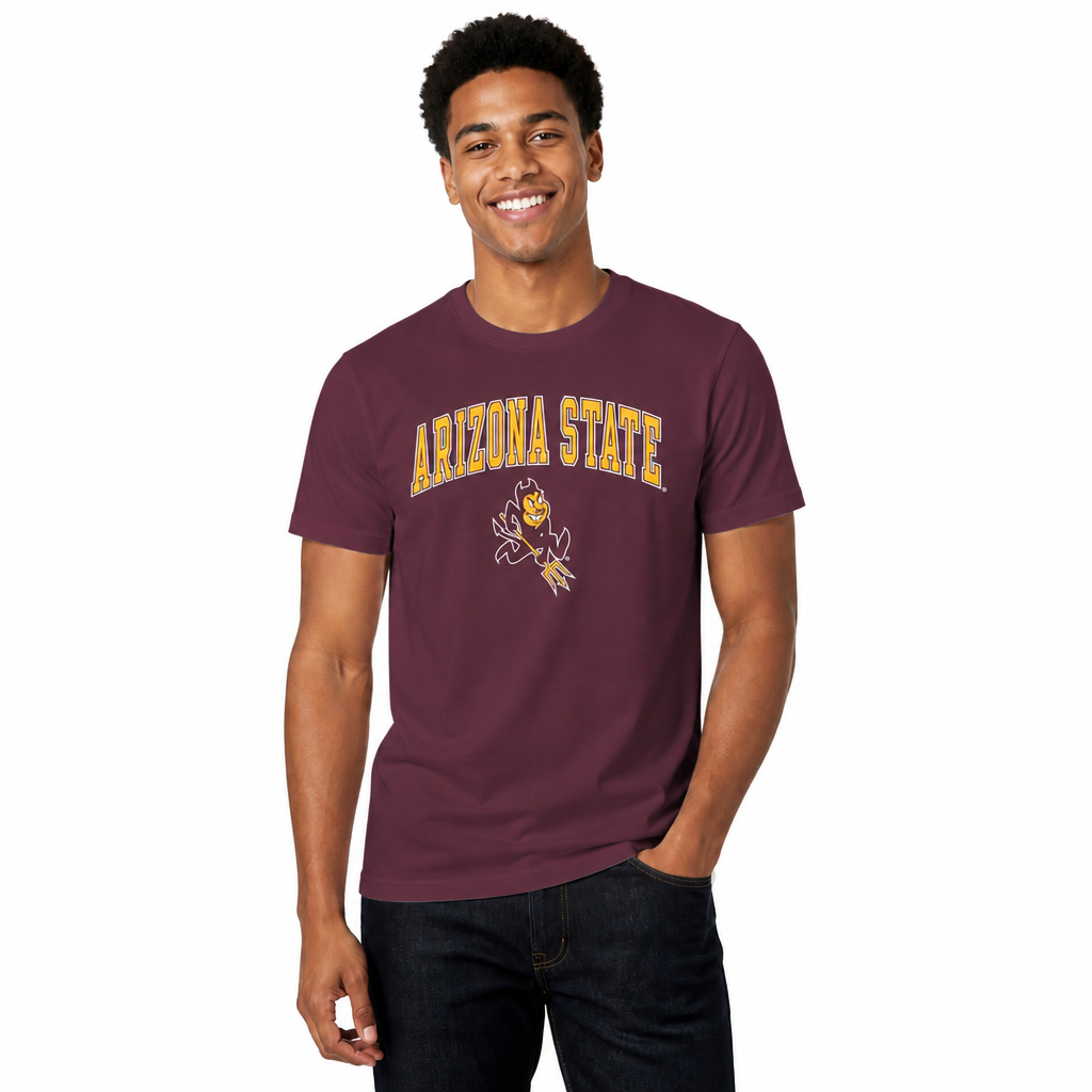 Arizona State Sun Devils NCAA Adult Gameday Cotton T-Shirt - Maroon
