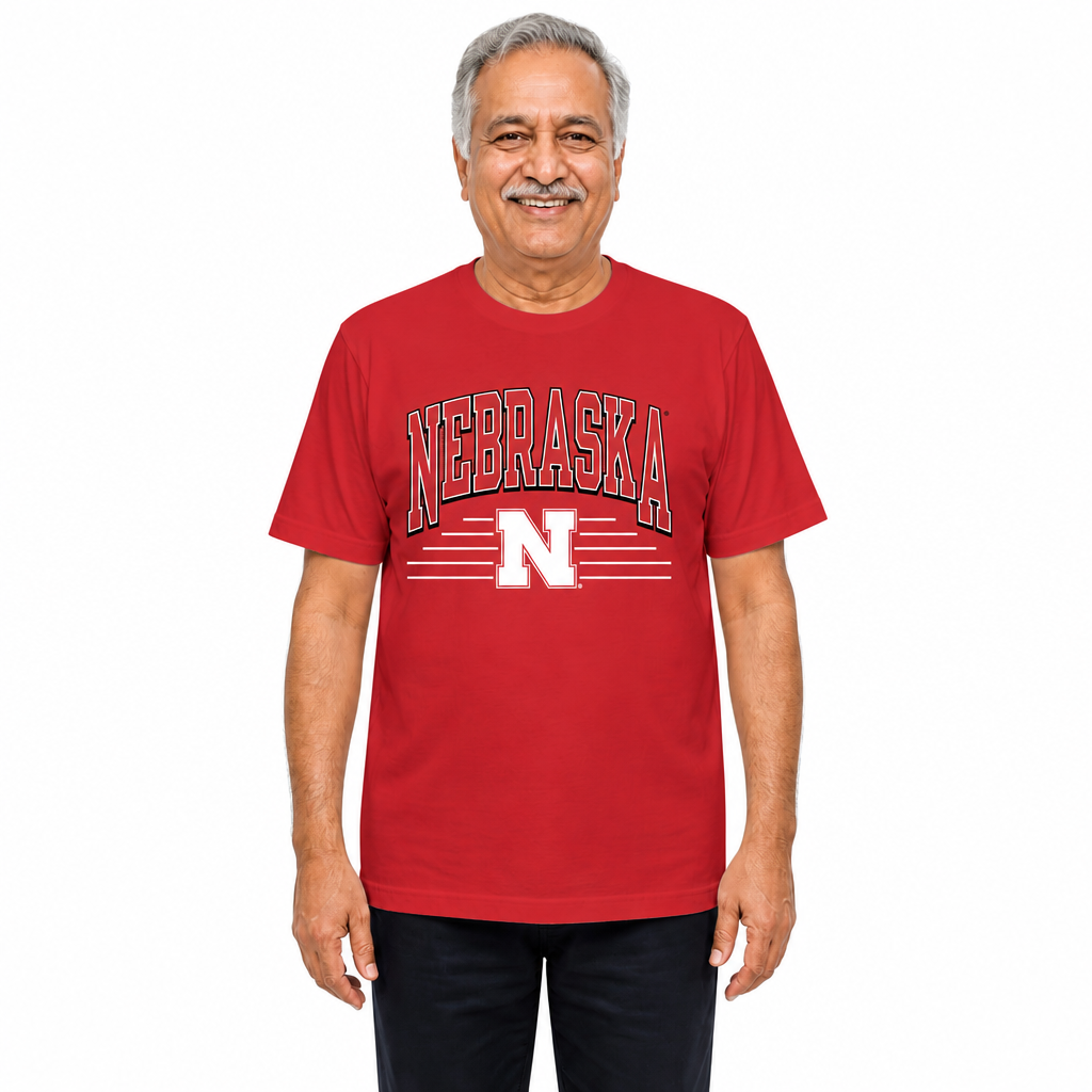 Nebraska Cornhuskers  NCAA Overtime Classics Unisex T-Shirt - Red