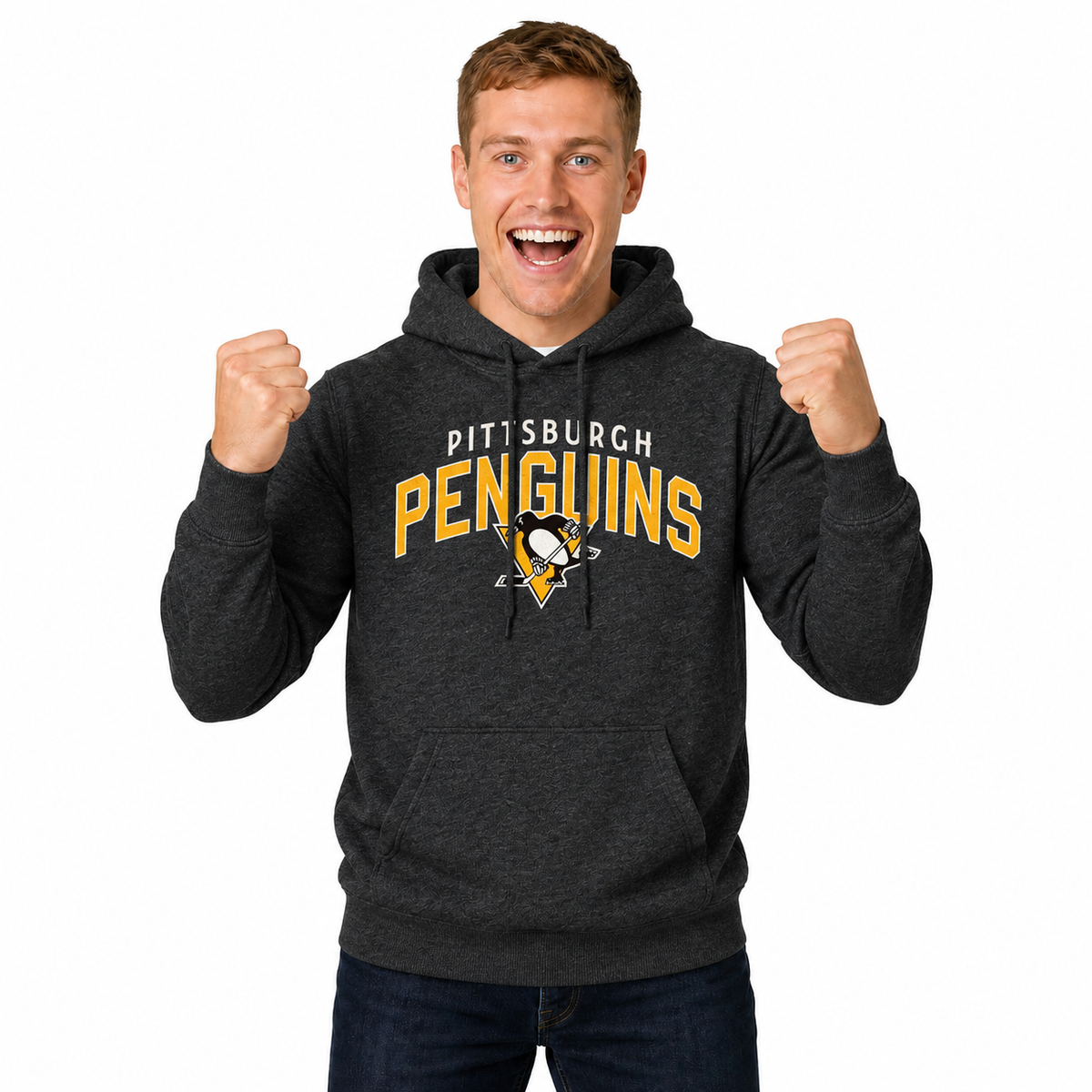 Pittsburgh Penguins Penguins Hoodie Fleece Sweatshirt for Men and Women - Black Heather