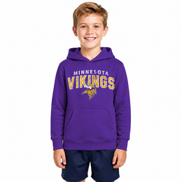 Minnesota Vikings NFL Youth Starting Fresh Hoodie for Boys and Girls - Purple