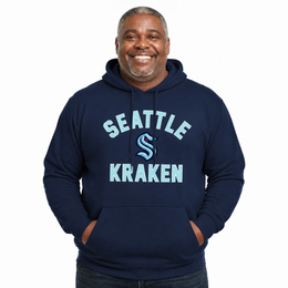 Seattle Kraken Hoodie Pullover Sweatshirt - Navy