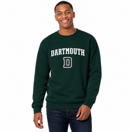 Dartmouth Big Green Adult Arch & Logo Soft Style Gameday Crewneck Sweatshirt - Green