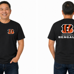 Cincinnati Bengals NFL Final Countdown T-Shirt Men Women - Black