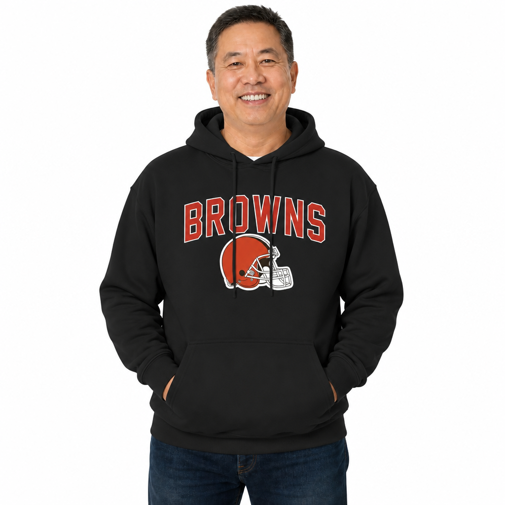 Cleveland Browns NFL Home Team Hoodie Sweatshirt - Black