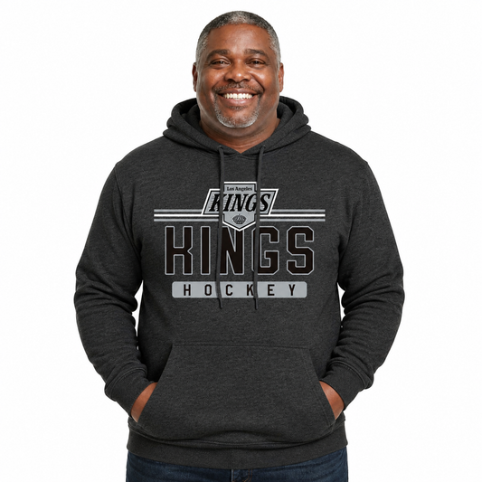 Los Angeles Kings Kings Hoodie Sweatshirt for Men and Women - Charcoal