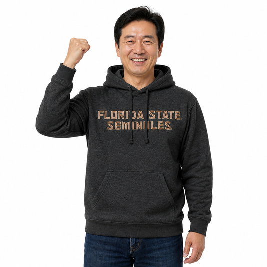 Florida State Seminoles NCAA Fan Hoodie Sweatshirt Men Women - Charcoal